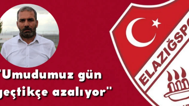 Başkan Çayır: &quotUmudumuz gün geçtikçe azalıyor&quot