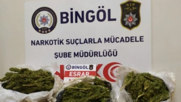 Bingöl'de uyuşturucu operasyonu!
