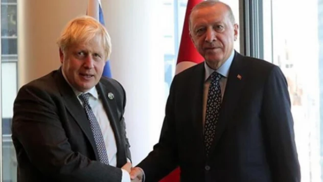 Cumhurbaşkanı Erdoğan, Boris Johnson ile görüştü