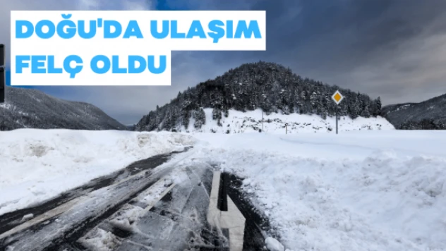 Doğu'da ulaşım felç