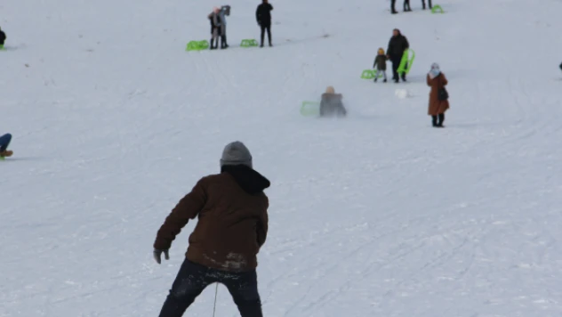 Elazığ  Hazarbaba Kayak Merkezi doldu taştı!