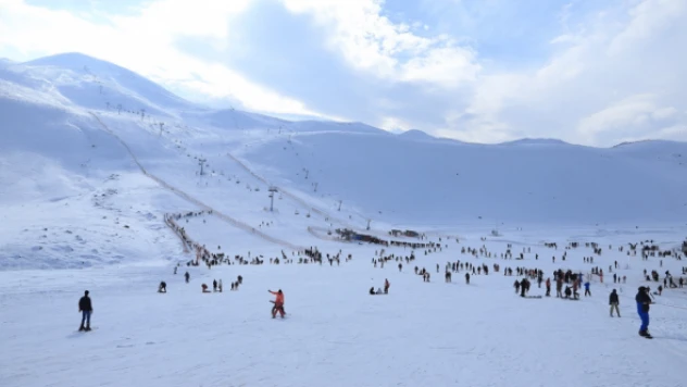 Hesarek Kayak Merkezi, 15 günde 20 bin kişi ağırladı