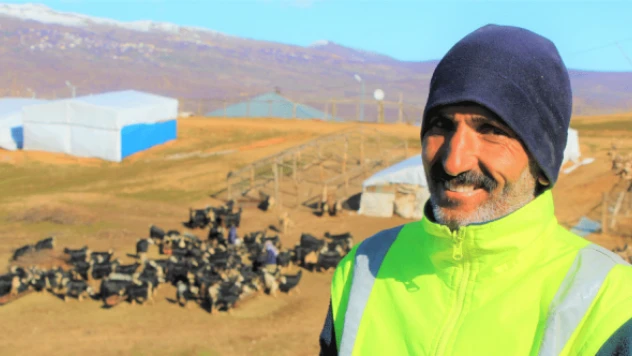 Huzur ve güven ortamı çiftçiyi güldürdü