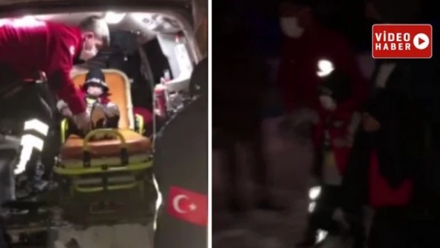 Kar 1 metreyi aştı! Hasta çocuğun kahramanı UMKE oldu