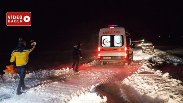 Sağlık karlı yol dinlemiyor