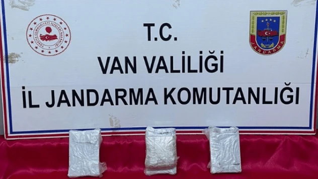 Van'da 2 kilo 100 gram eroin ele geçirildi