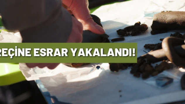 Van'da reçine esrar ele geçirildi