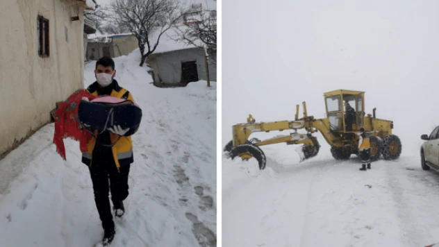 Ekipler 3 buçuk aylık bebeği böyle kurtardı