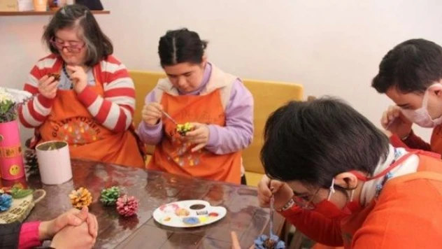 Down sendromlular iş hayatına adım attı