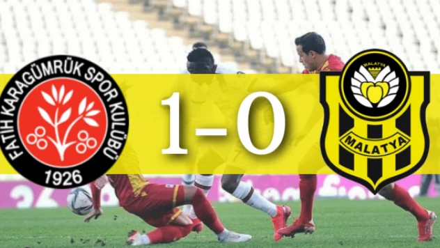 Fatih Karagümrük 1- 0 Yeni Malatyaspor