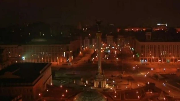 Kiev'de korku dolu anlar! Patlamalar art arda geldi