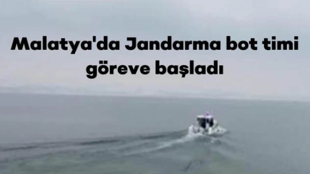 Malatya Jandarma Asayiş Bot Timi göreve başladı