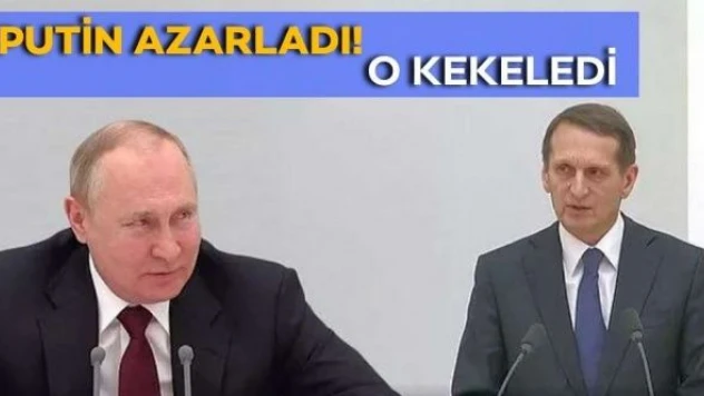 Putin, Rusya Dış İstihbarat Şefini Azarladı