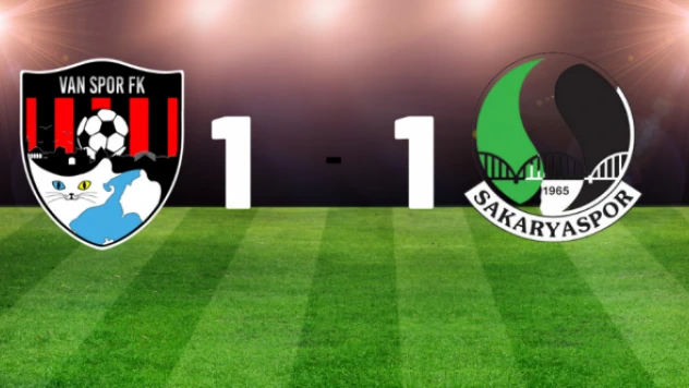 Sakaryaspor: 1 Vanspor: 1