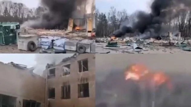 Savaşın dehşet dolu anları kameralara yansıdı