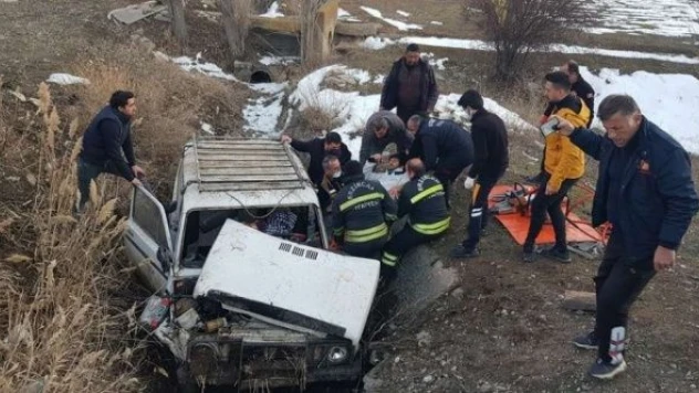 Sulama kanalında canından oluyordu!