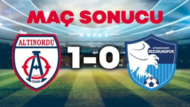 BB Erzurumspor: 0 - Altınordu FK: 1