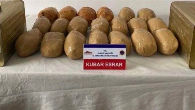 Elazığ'da esrar operasyonu!