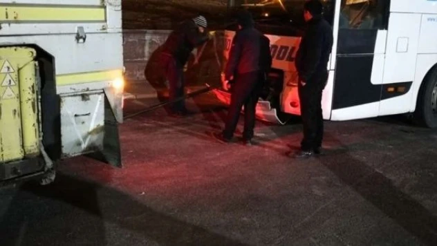 'Emniyetsiz' raporu olan otobüs men edildi!