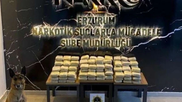 Erzurum'da uyuşturucu operasyonu!