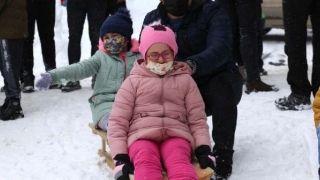 Erzurum'da Kızak Festivali gerçekleştirildi!