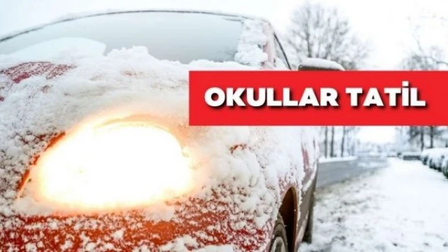 Malatya'da eğitime kar engeli