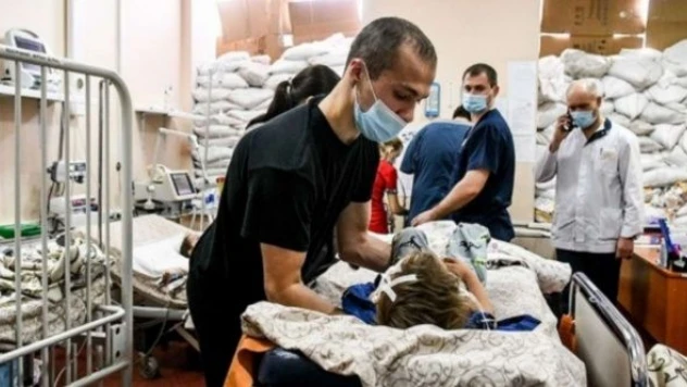 Ukrayna-Rusya savaşında olan çocuklara oldu