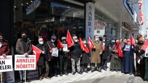 Van'da evlat nöbeti devam ediyor!