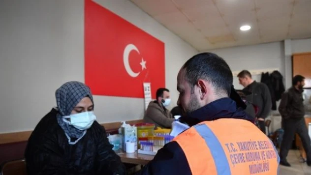 Yakutiye Belediyesi'nden personeline sağlık desteği!