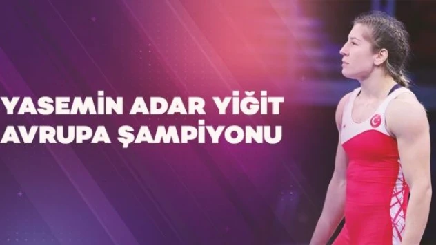 Yasemin Adar Yiğit, 5. kez Avrupa şampiyonu