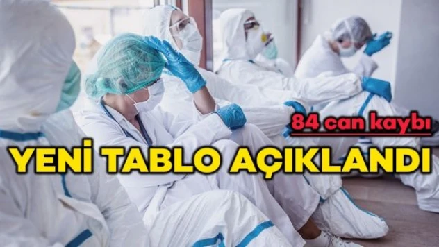 Yeni tablo açıklandı: 84 kişi hayatını kaybetti