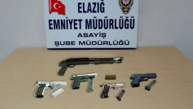 Elazığ'da asayiş uygulamalarında  24 kişi tutuklandı!