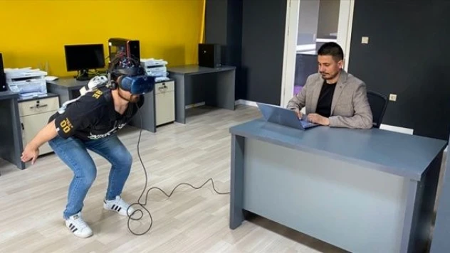 Erzurum'da sporcular artık kayakla sanal ortamda atlayacak