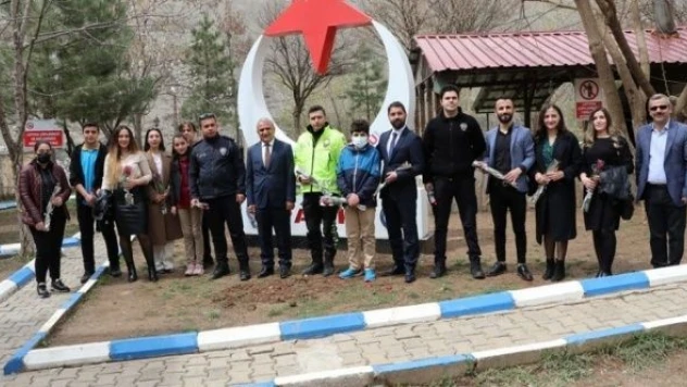 Hakkari'de polis haftası böyle kutlandı!