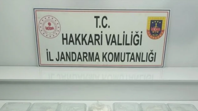 Hakkari'de uyuşturucuyu ağaçlık alana gizlemişler