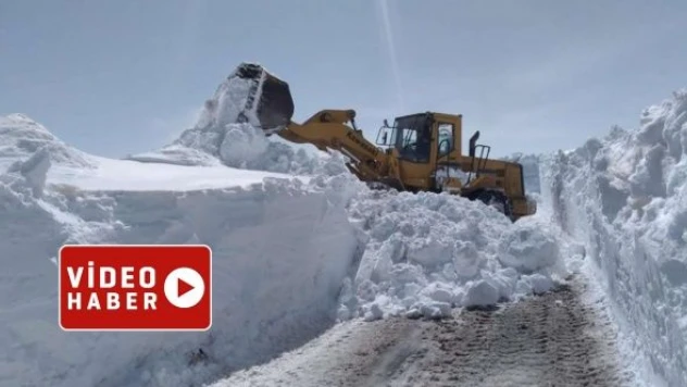 Kağızman-Ağrı yolu kardan kapandı!