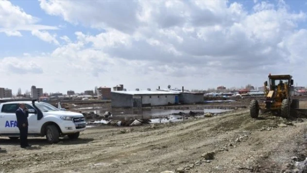 Kars'ta su baskınının izleri siliniyor