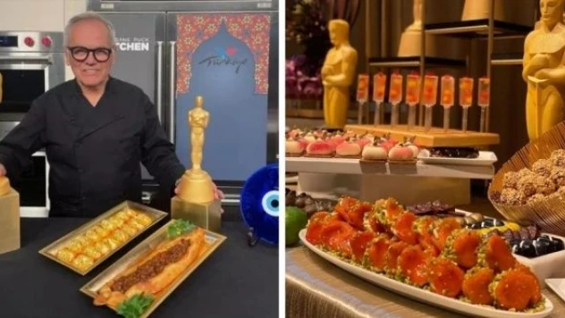 Kayısı tatlısı Oscar menüsünde yer aldı!
