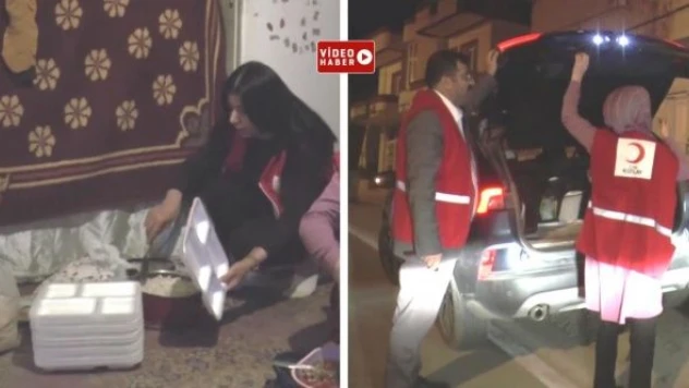 Kızılay'ın anneleri ihtiyaç sahipleri için pişiriyor