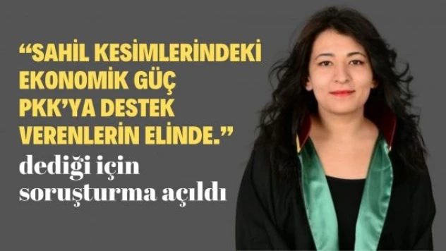 "PKK sahil kesimlerinde" diyen avukata soruşturma