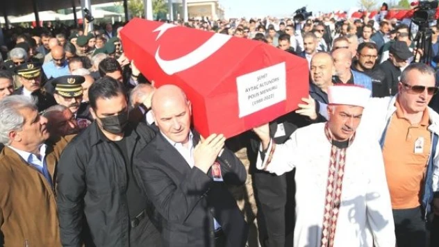 Şehide son görev: Aytaç Altunörs  son yolculuğuna uğurlandı