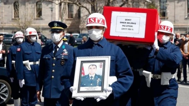 Şehit Üsteğmen Ömer Delibaş, Kayseri'de son yolculuğuna uğurlandı