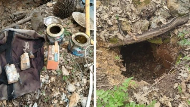 Tunceli'de 3 PKK sığınağı imha edildi
