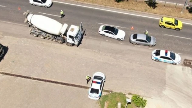 Bingöl'de dron destekli trafik denetimi gerçekleştirildi