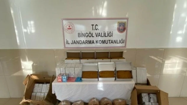Bingöl'de kaçak tütün operasyonu!