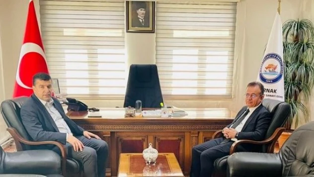 Irak İbrahim Halil Gümrüğü Genel Müdürü Şırnak'ta