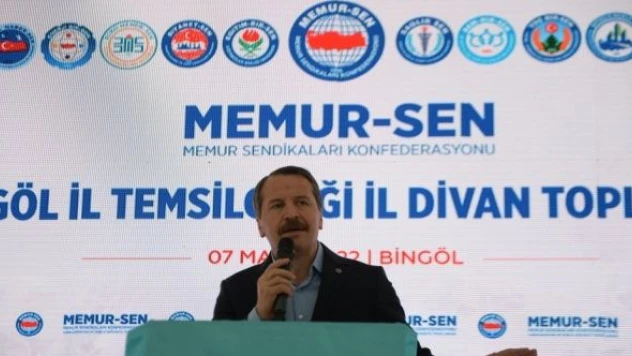 Memur-Sen Genel Başkanı Yalçın Bingöl'de