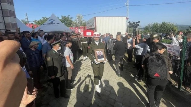 Şehit İslam Sancak Samsun'da son yolculuğuna uğurlandı