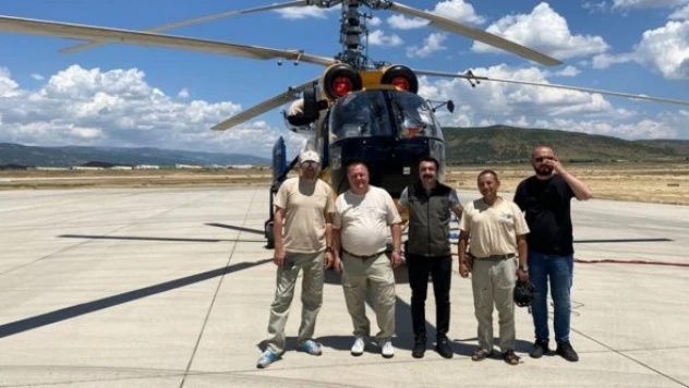 Bingöl'de yangın söndürme helikopteri nöbette!