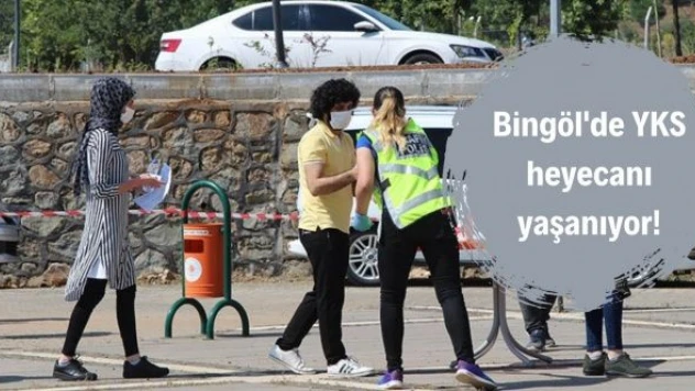 Bingöl'de YKS heyecanı yaşanıyor!